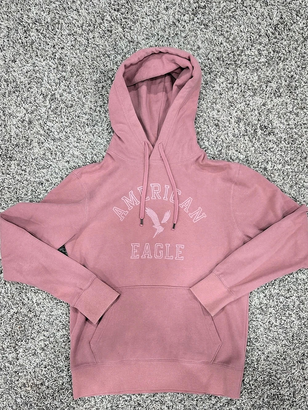 Men's American Eagle Super Soft Graphic Hoodie Light Mauve